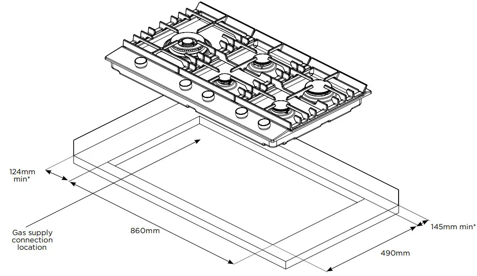 Westinghouse 90cm Gas Cooktops LOGO