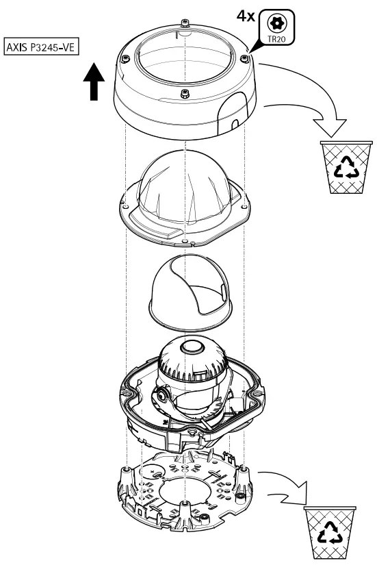 AXIS COMMUNICATIONS TP3201-E Recessed Mount - fig15