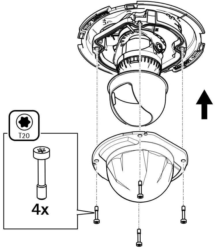 AXIS COMMUNICATIONS TP3201-E Recessed Mount - fig18