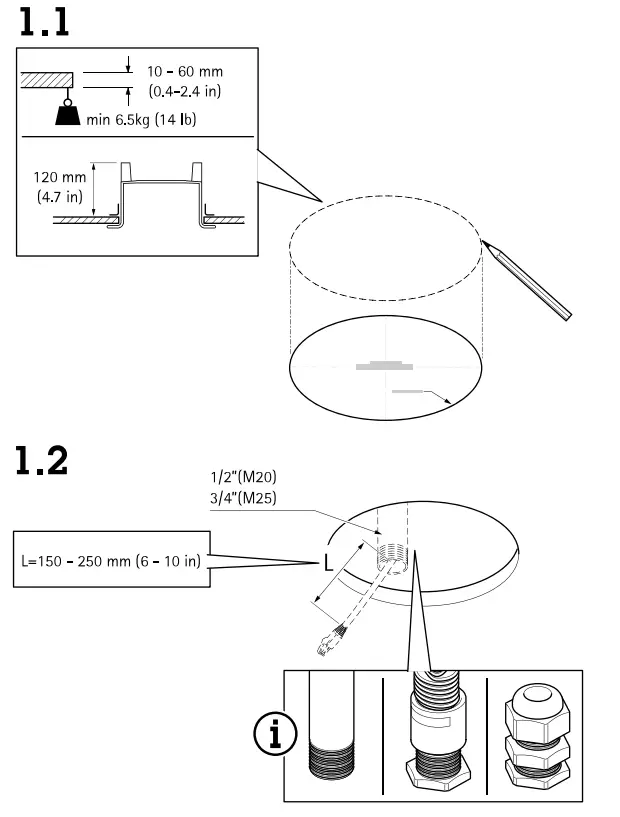 AXIS COMMUNICATIONS TP3201-E Recessed Mount - fig2