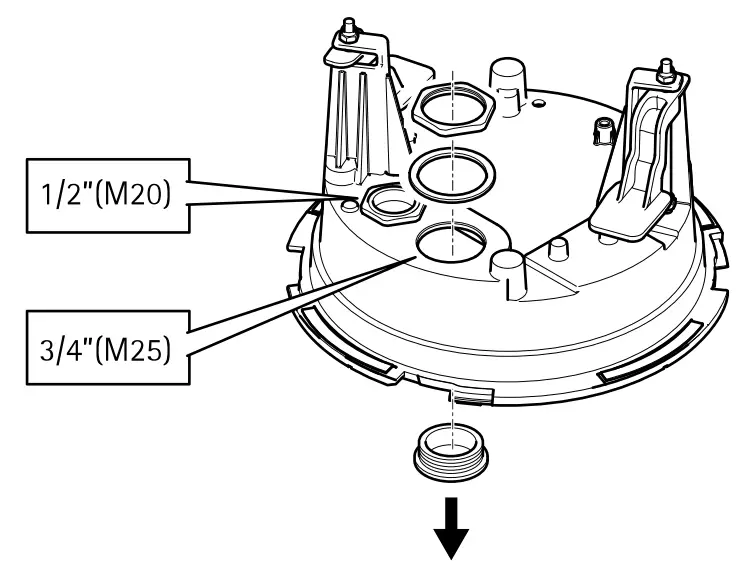 AXIS COMMUNICATIONS TP3201-E Recessed Mount - fig3