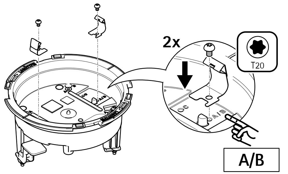 AXIS COMMUNICATIONS TP3201-E Recessed Mount - fig4