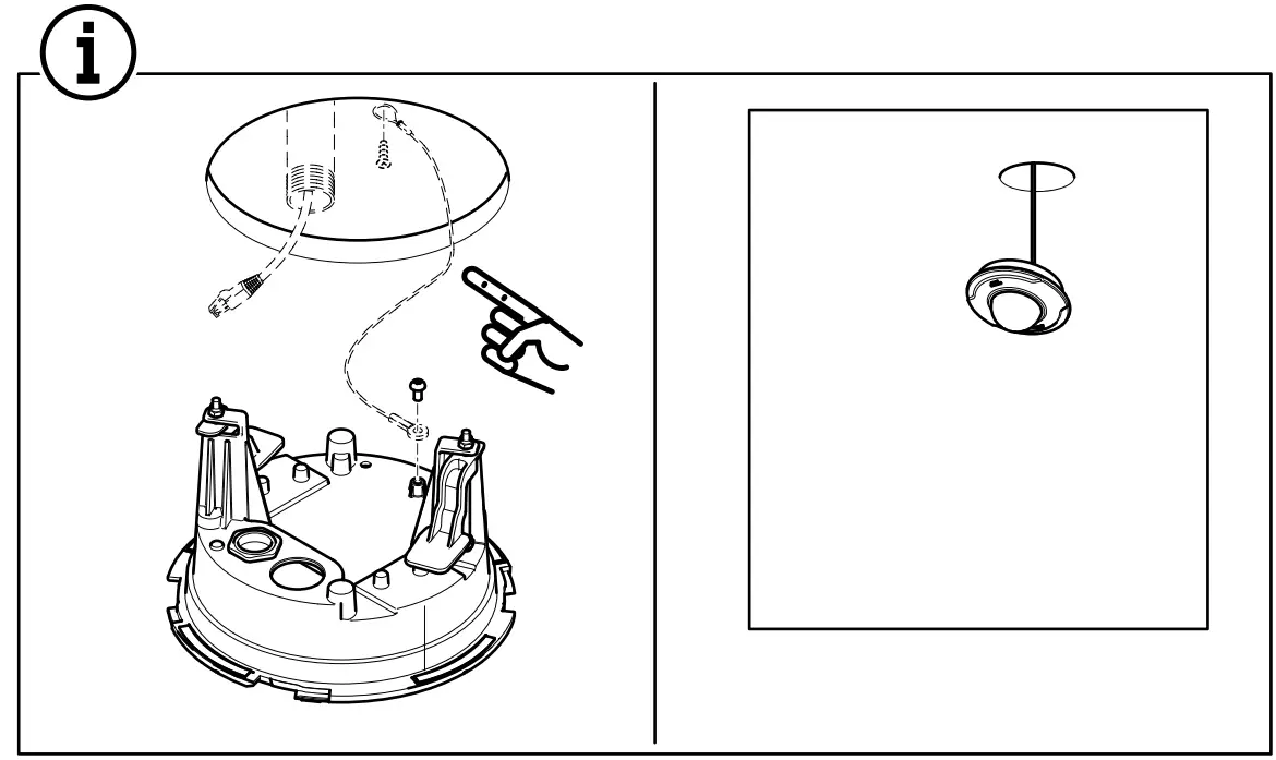 AXIS COMMUNICATIONS TP3201-E Recessed Mount - fig6