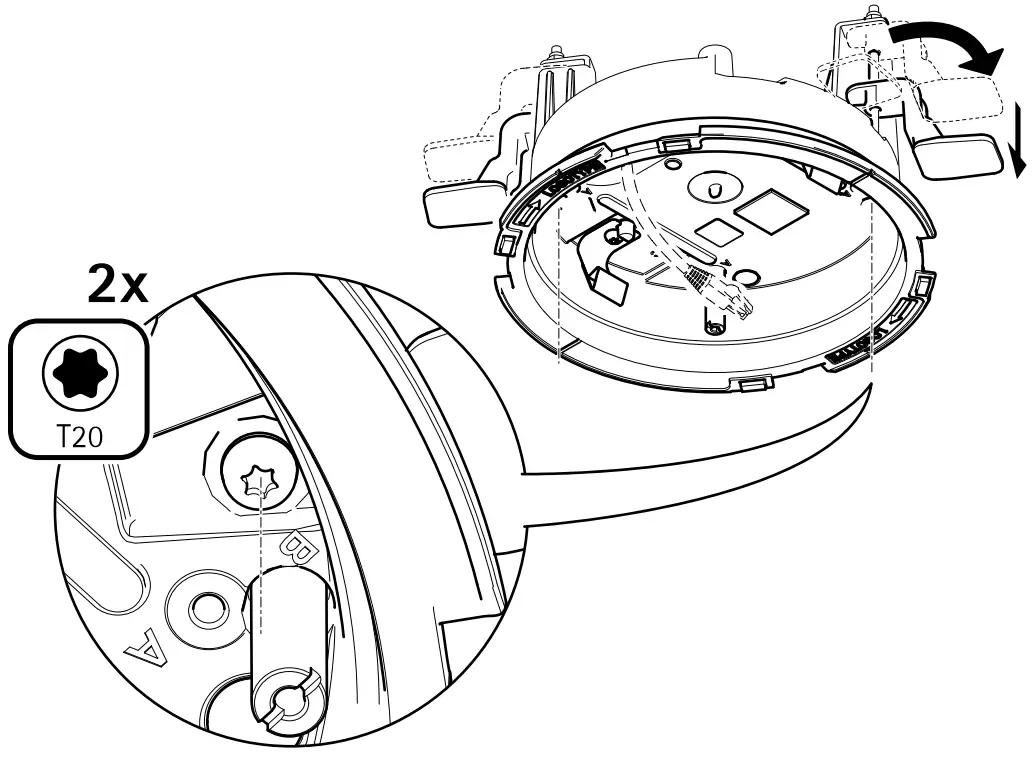 AXIS COMMUNICATIONS TP3201-E Recessed Mount - fig8