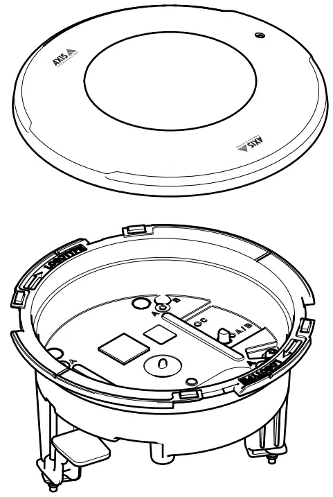 AXIS COMMUNICATIONS TP3201-E Recessed Mount