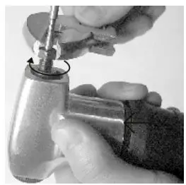 MEEC TOOLS 017081 Nibbler Instruction Manual - Replace the blade socket and tighten it firmly