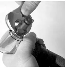 MEEC TOOLS 017081 Nibbler Instruction Manual - Tighten the lock nut with the spanner