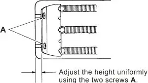 BRIDGE/SPRING TENSION ADJUSTMENTS