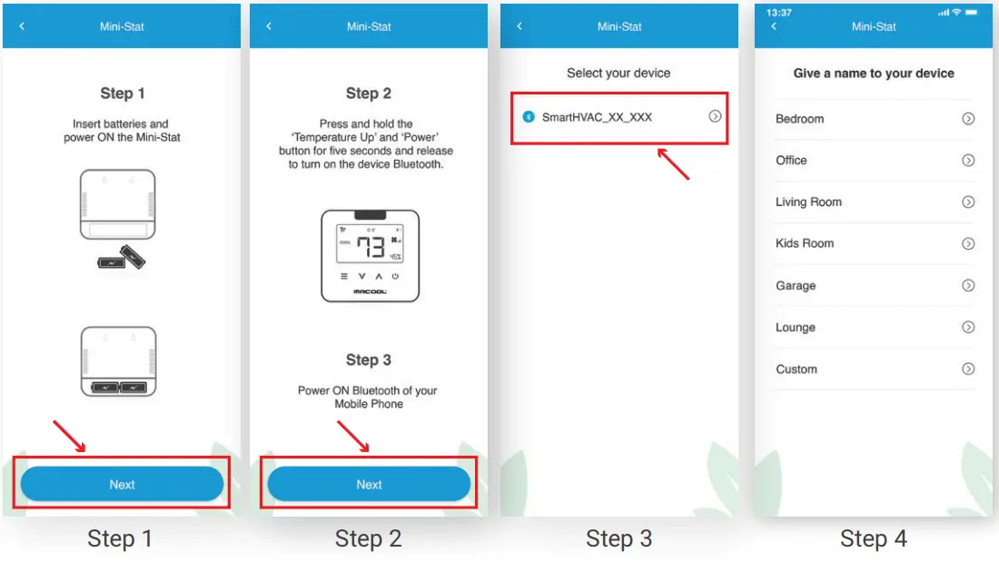 MRCOOL Mini Stat IR WiFi Thermostat for Ductless Mini Split - Customize