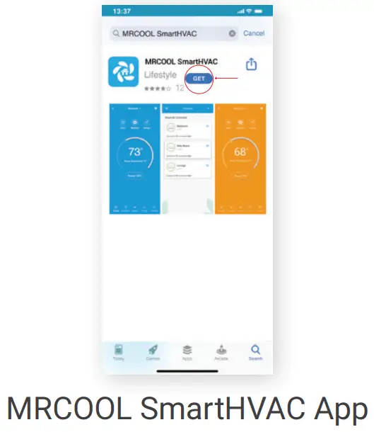 MRCOOL Mini Stat IR WiFi Thermostat for Ductless Mini Split - SmartHVAC App