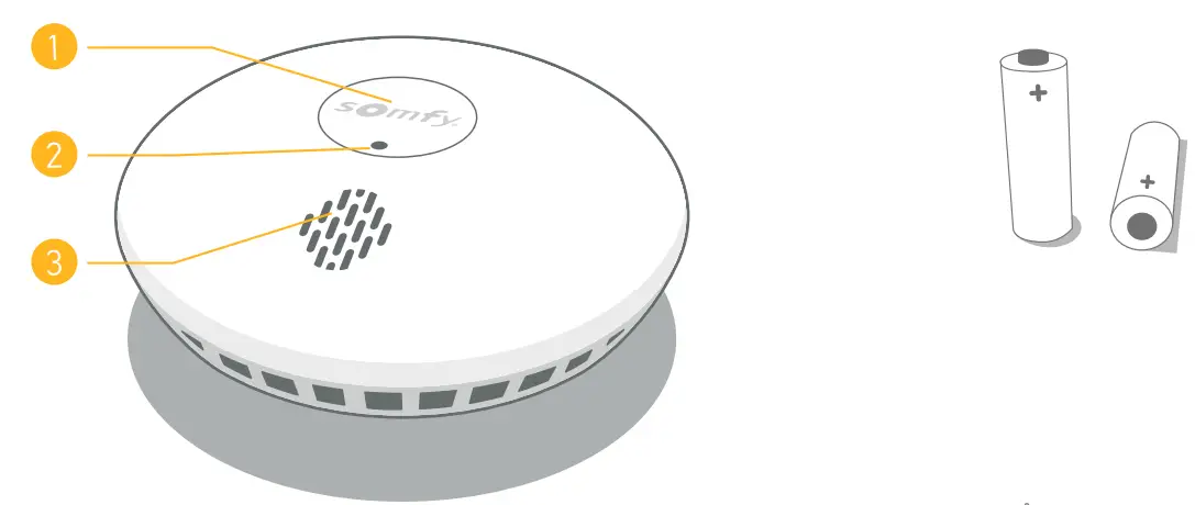 somfy 1870289 Protect Smoke Alarm Sensor