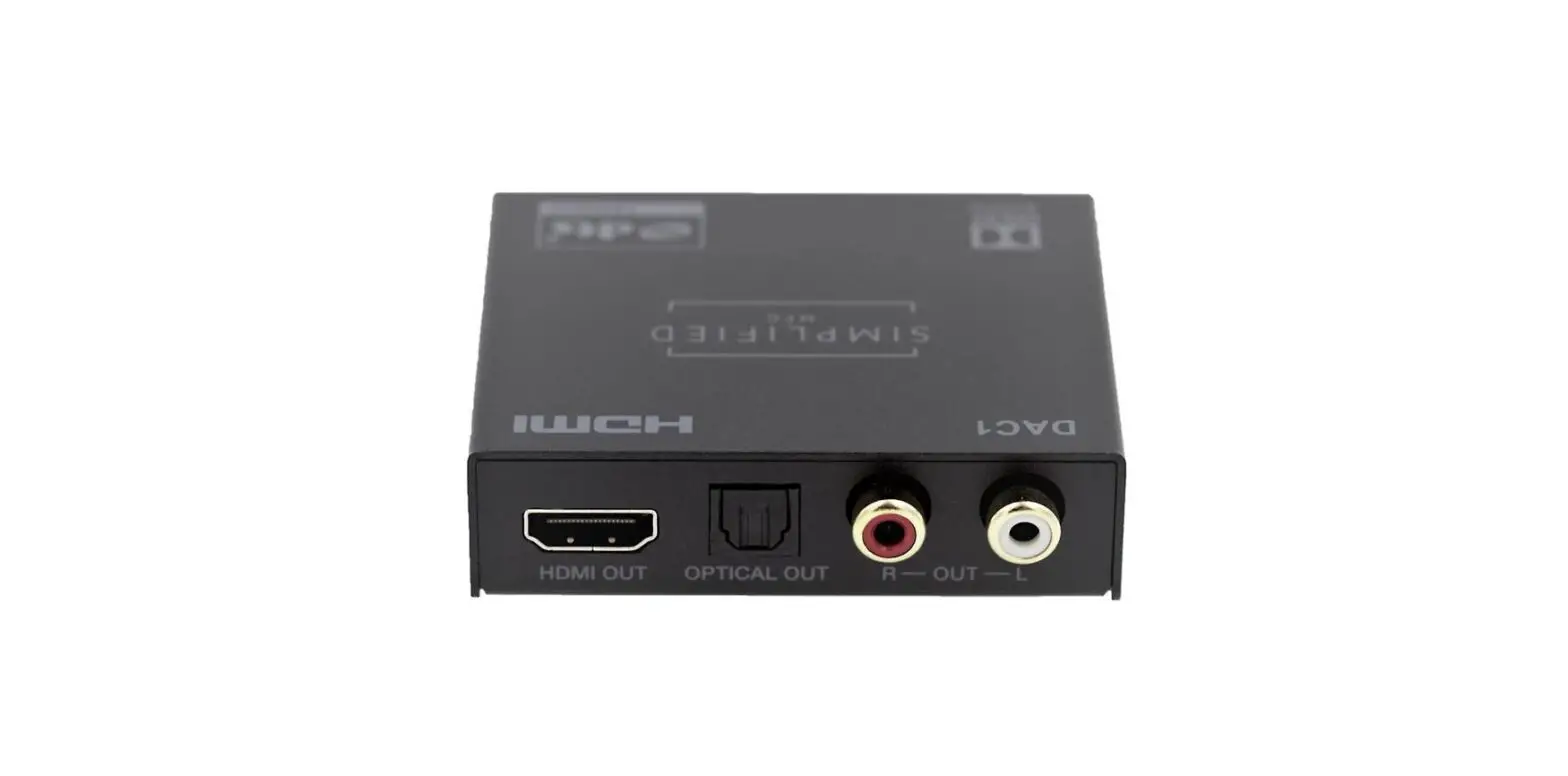 Simplified Mfg Dac1 Hdmi 18gbps Audio Extractor With Audio Downmix User Manual