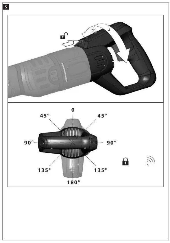 MEEC TOOLS 018275 Cordless Reciprocating Saw - Fig 5