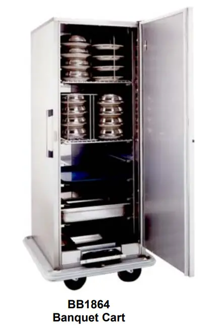 CARTER-HOFFMANN PH Series PH1830 Heated Banquet and Transport Carts - Figure 3