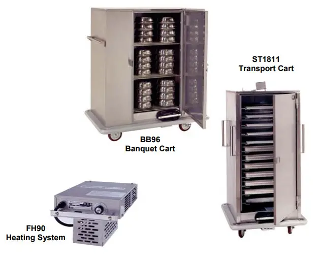 CARTER-HOFFMANN PH Series PH1830 Heated Banquet and Transport Carts