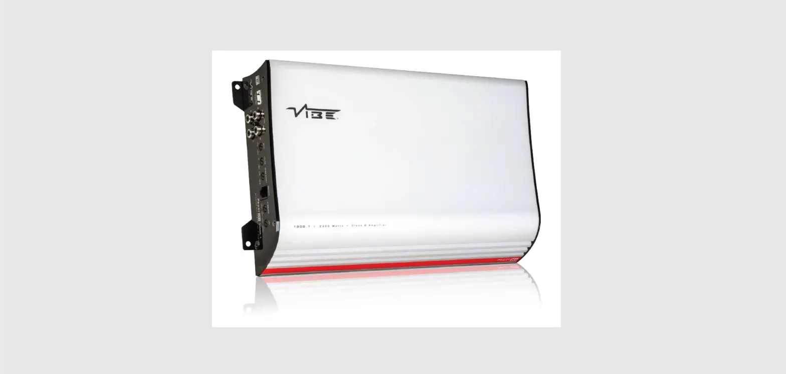 Vibe Powerbox1000.1-v7 Mono Car Audio Amplifier Owner's Manual