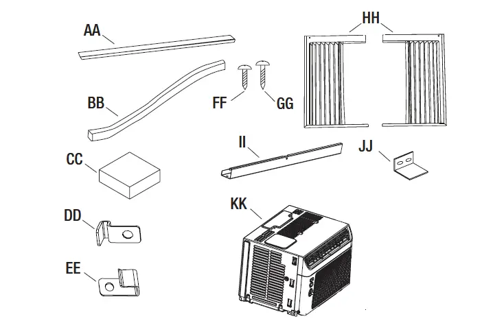 VISSANI VWA05 Window Air Conditioner FIG 3