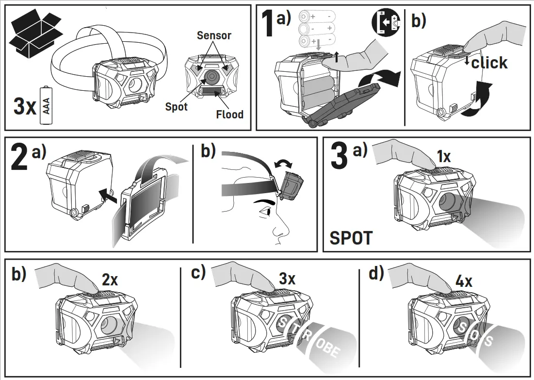 VARTA H20 Work Flex Motion Sensor