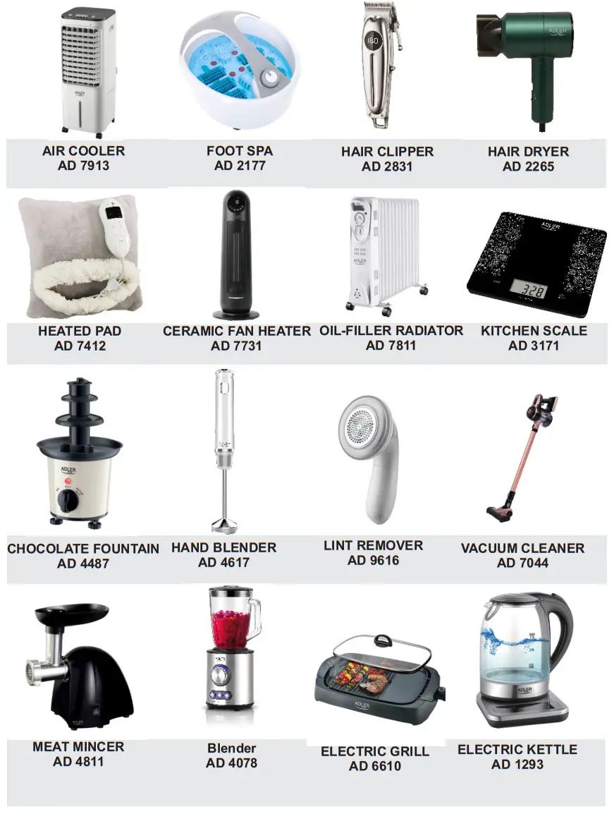 ADLER AD 3223 power 750 W Number of slots 2 Housing material Plastic - Product