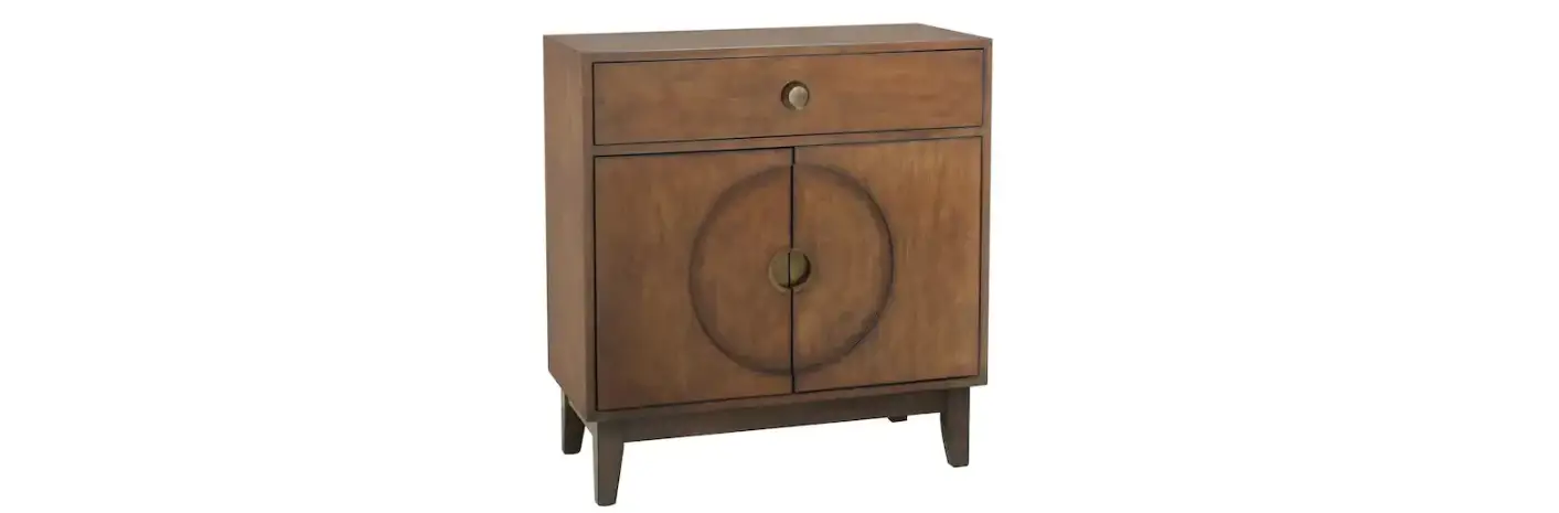 Hmidea D483-004 Mid Century Rustic 2-door Accent Chest Instructions