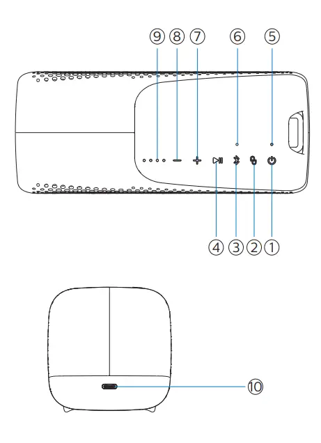 Philips S4807 Outdoors Wireless Bluetooth Speaker-1