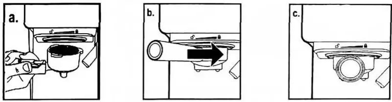 cecotec Power Instant-ccino 20 Touch Espresso Coffee Machine Instruction Manual - Placing the portafilter