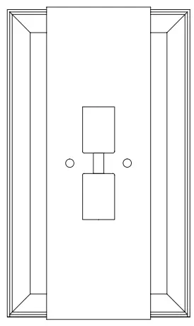 Hunter 19816 Woodburn 2 Light Wall Sconce