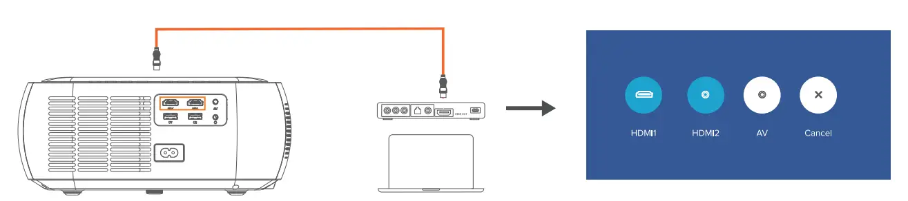 BIGASUO 340ANSI Outdoor Movie Projector-15