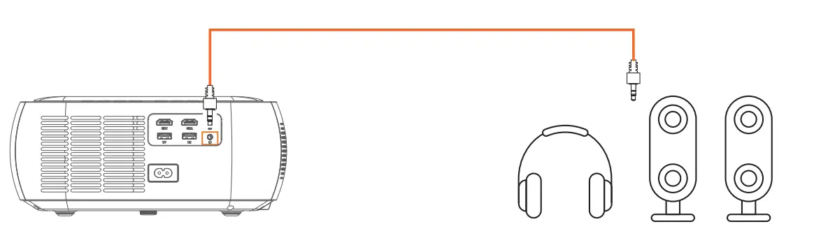 BIGASUO 340ANSI Outdoor Movie Projector-17