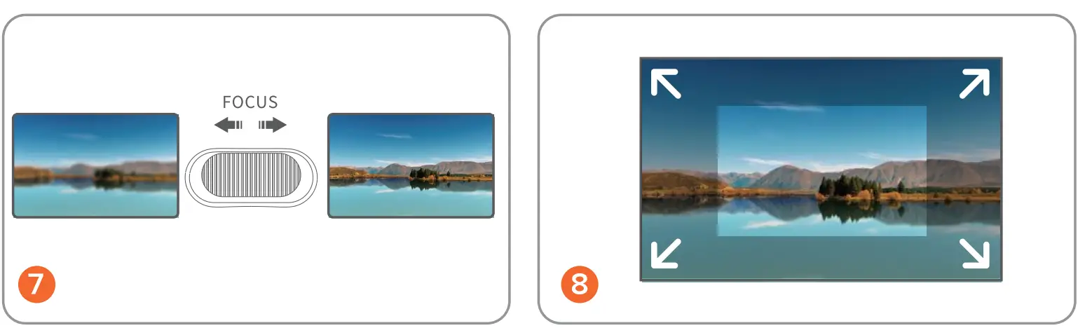 BIGASUO 340ANSI Outdoor Movie Projector-7