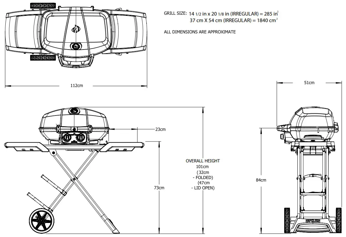 NAPOLEON PRO285X Gas Grill - Figure 2