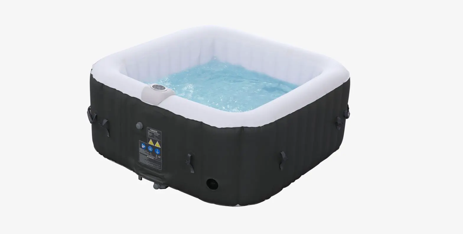 Arebos Spa Pool Square / Round Whirlpool Spa Bath Wellness Heating Massage Inflatable In-outdoor Instruction Manual