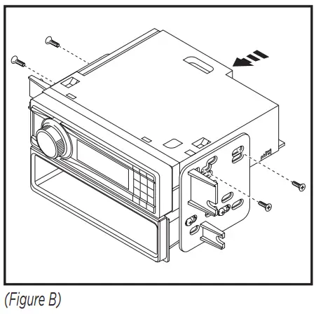 Metra 99-5853CH ISO DIN radio provision with pocket-ISO DIN radio provision with pocket 2