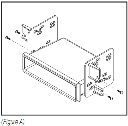 Metra 99-5853CH ISO DIN radio provision with pocket-ISO DIN radio provision with pocket1