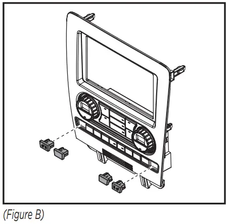 Metra 99-5853CH ISO DIN radio provision with pocket-KIT PREPARATION2