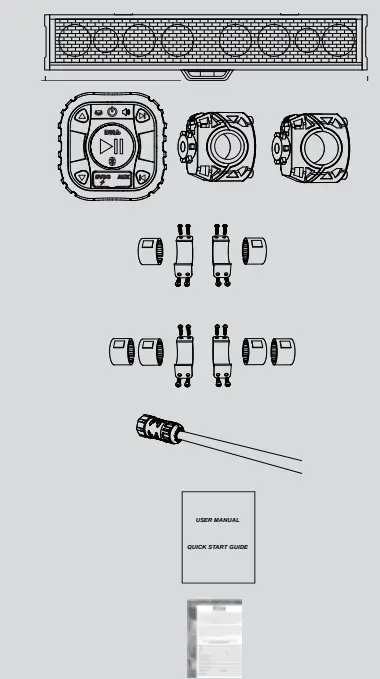 BOSS Audio Systems BRRC27 27 Inch ATV UTV Sound Bar-01