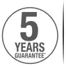 5 year guarantee