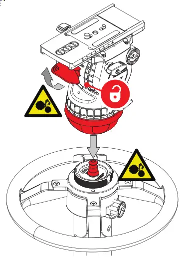 S2080 0010 Sachtler Adapter - Clll Pedestal2