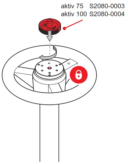 S2080 0010 Sachtler Adapter - Clll Pedestal5