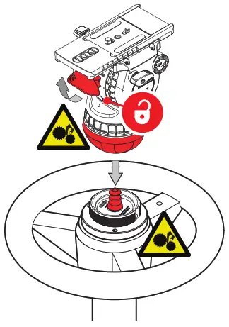 S2080 0010 Sachtler Adapter - Clll Pedestal6