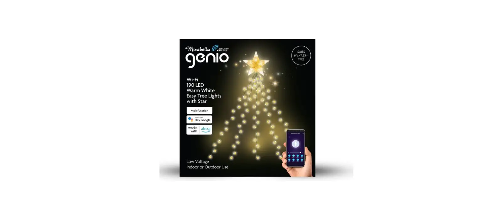 Mirabella Genio Wi-fi Smart Christmas Light Tree Instruction Manual Mirabella Genio Wi-fi Smart Christmas Light Tree Instruction Manual