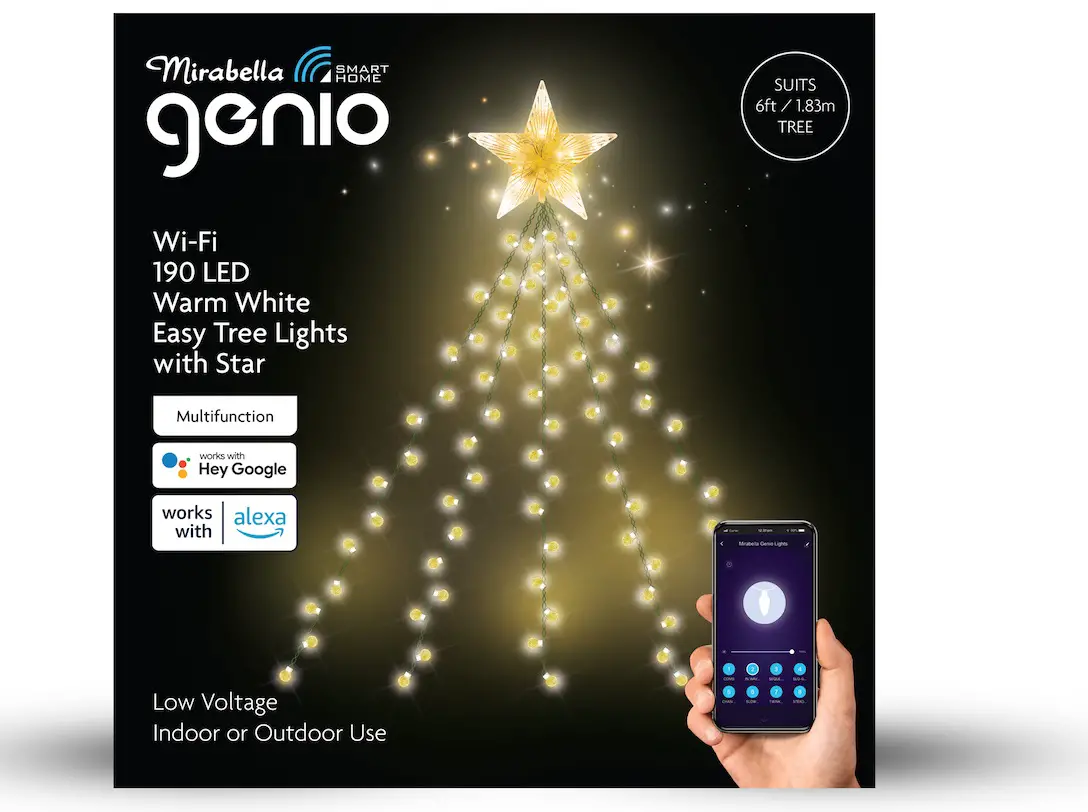 Mirabella genio Wi-Fi Smart Christmas Light Tree