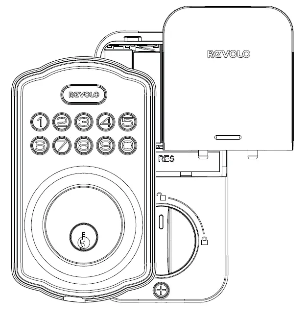 RvOLO RE001 Electronic Keypad Deadbolt