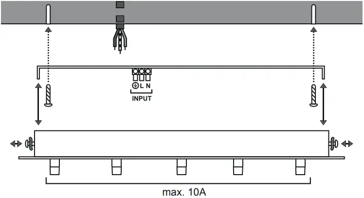 EGLO 62876 Canopy 3 Fold Surface Mounted A05