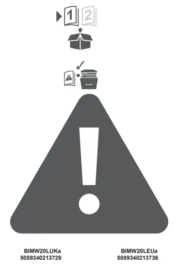 COOKE LEWIS BIMW20LUK 800W Built in Microwave-