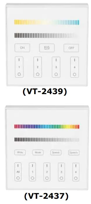 V-TAC VT 2437 Wall Panel Remote