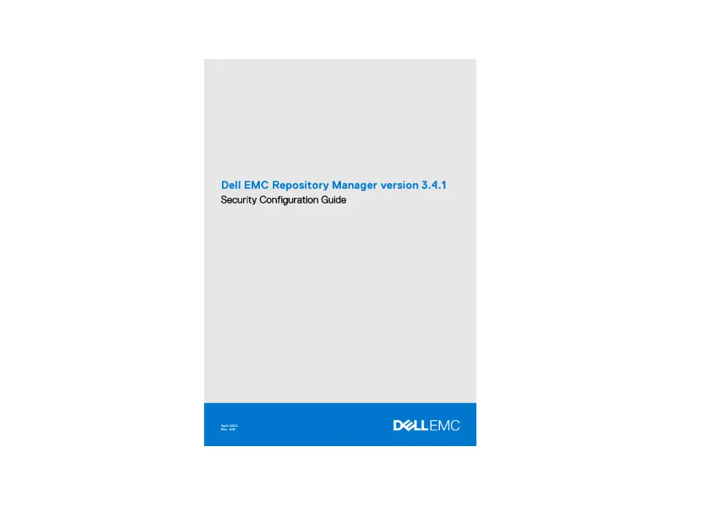 Dellemc Repository Manager Version 3.4.1 User Guide