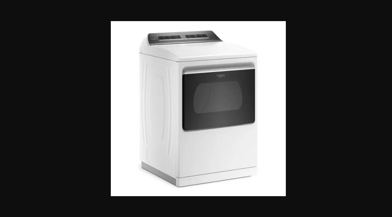 Whirlpool Wed7120hw 7.4 Cu. Ft. Smart Top Load Electric Dryer Instruction Manual