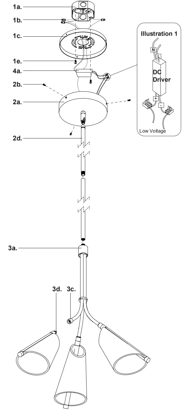 KUZCO PD62622 Ceiling LED Pendant Light