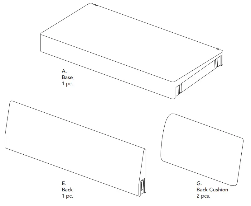 homestyles 2001-301-FB02 Living Room Sofa - Fig 1